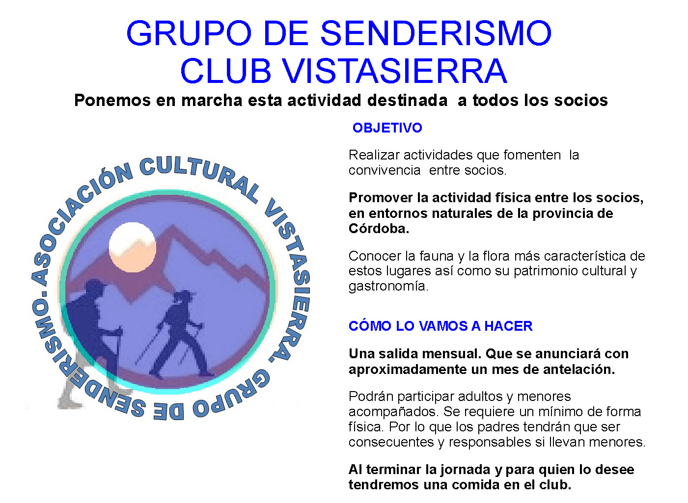 SENDERISMO INVIERNO 2019-2020