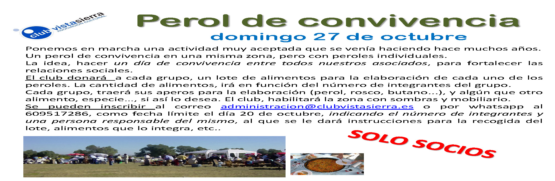 PEROL DE CONVIVENCIA